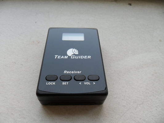 Practical L8 Mini Handheld Tour Guide Transmitter , Black Wireless Translation System