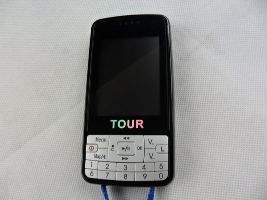 007B Automatic Induction Museum Audio Guide System Black Tour Guide Device