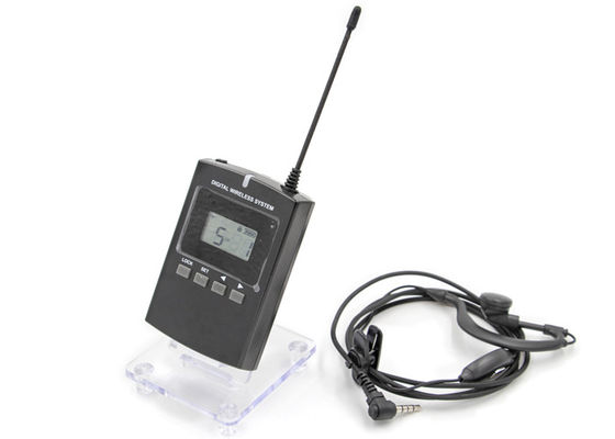 823MHz Wireless Audio Guide System With Dual Speaker Simultaneously Speech