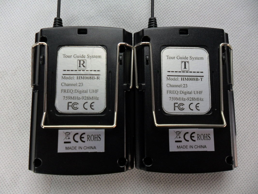 008B Handheld 2 Way Tour Guide System , Bi - Directional Audio Guides ...