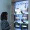 Shopping Interactive Showcase Display Cabinets Establish Communication